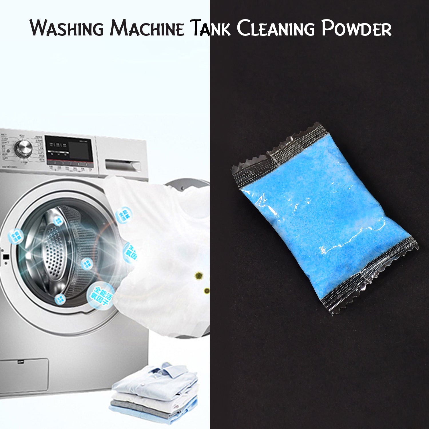 6431 WASHING MACHINE STAIN TANK CLEANER DEEP CLEANING DETERGENT POWDER ( 1PC ) DeoDap 6431 WASHING MACHINE STAIN TANK CLEANER DEEP CLEANING DETERGENT POWDER ( 1PC ) DeoDap